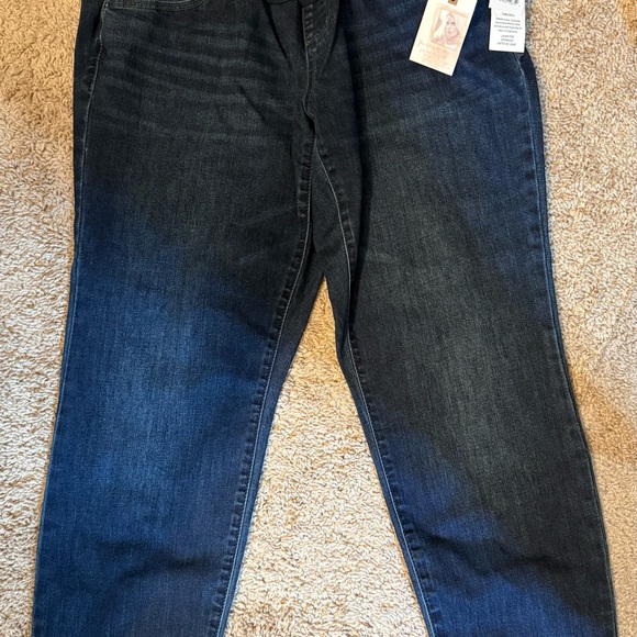 Jessica Simpson Denim - Jessica Simpson Dark Blue Maternity Skinny Jeans